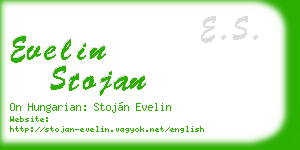 evelin stojan business card